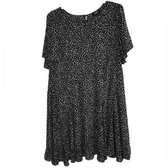 GiGio Polka Dot Dress fit and flare women’s size large midi dress flattering - Picture 1 of 3
